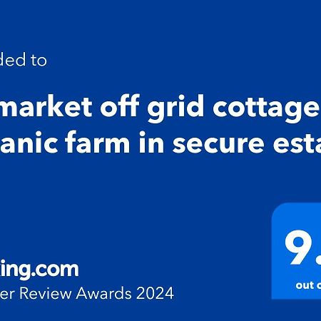 Upmarket Off Grid Cottage On Organic Farm In Secure Estate Howick Esterno foto